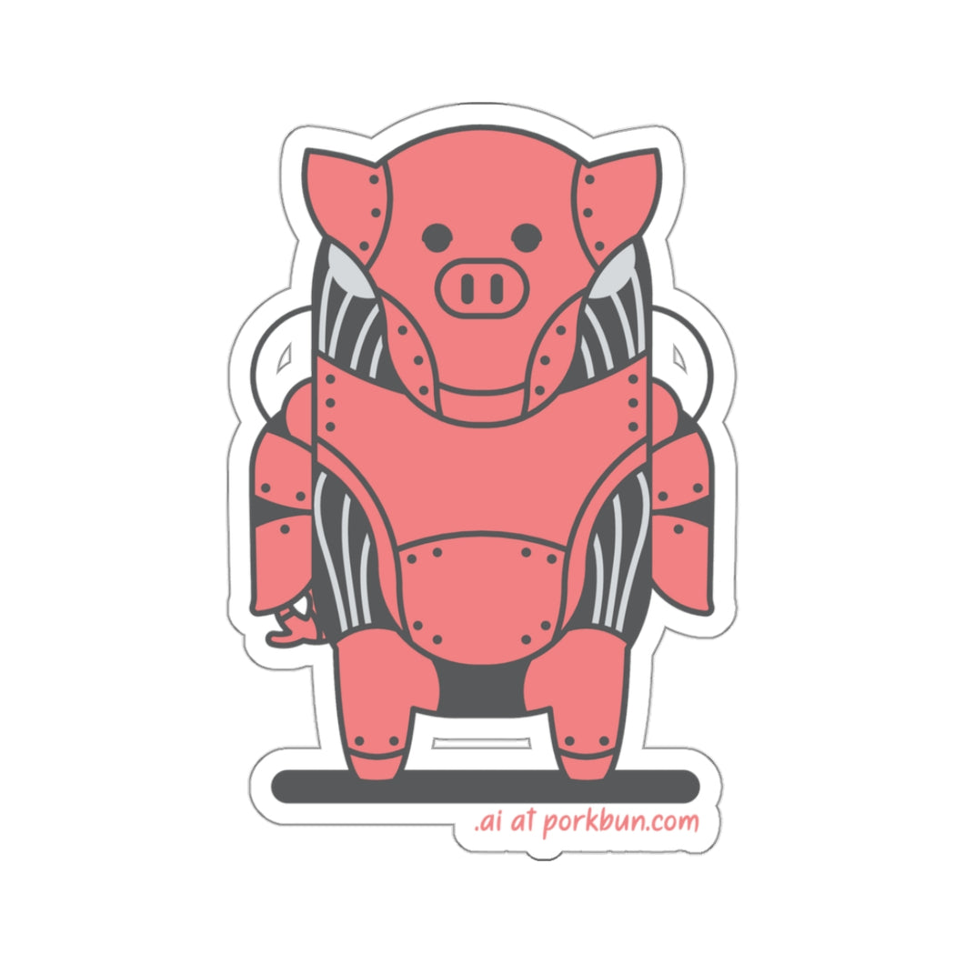 .ai Porkbun mascot sticker