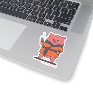 .com Porkbun mascot sticker