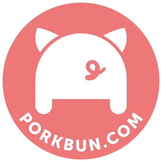Porkbun Logo Sticker