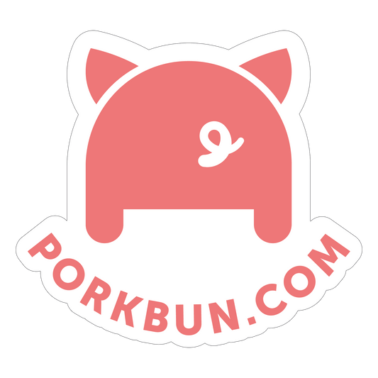 Porkbun Logo Sticker v2