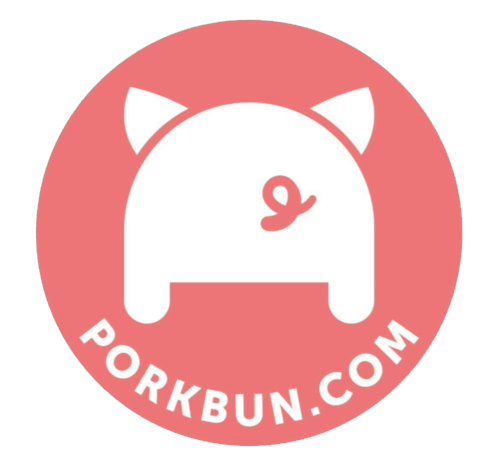 Porkbun Logo Sticker
