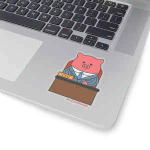 .ceo Porkbun mascot sticker