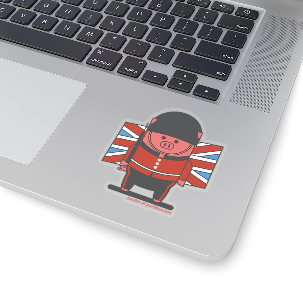 .london Porkbun mascot sticker