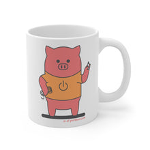 Load image into Gallery viewer, .io Porkbun mascot mug
