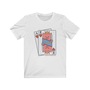 .poker Porkbun mascot t-shirt