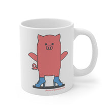 Load image into Gallery viewer, .shoes Porkbun mascot mug
