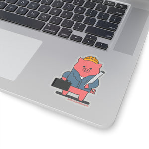 .archi Porkbun mascot sticker