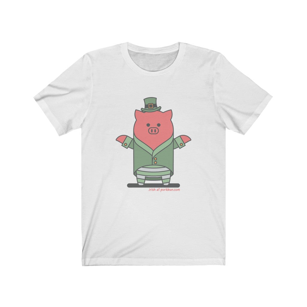 .irish Porkbun mascot t-shirt