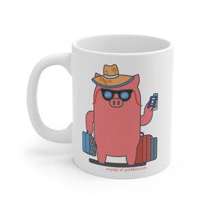 .voyage Porkbun mascot mug