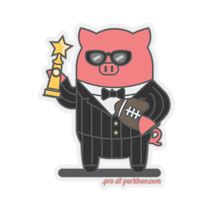 .pro Porkbun mascot sticker