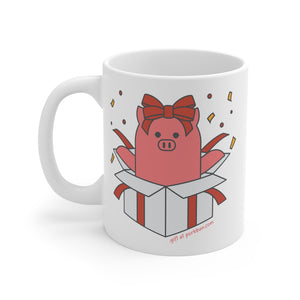 .gift Porkbun mascot mug