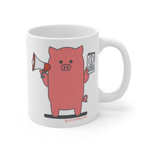 .fyi Porkbun mascot mug