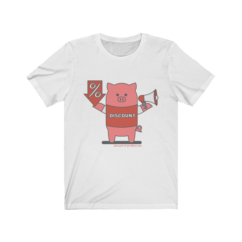 .discount Porkbun mascot t-shirt