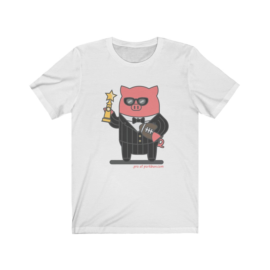 .pro Porkbun mascot t-shirt