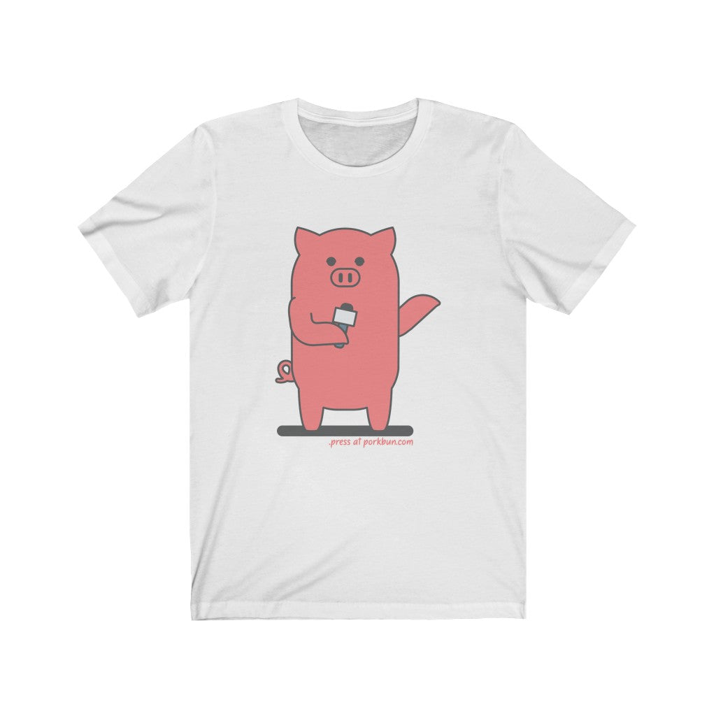 .press Porkbun mascot t-shirt