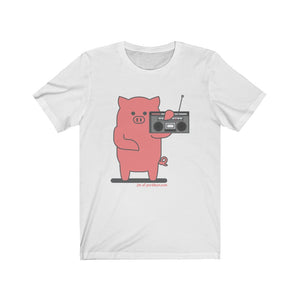 .fm Porkbun mascot t-shirt