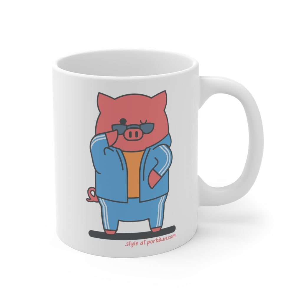 .style Porkbun mascot mug