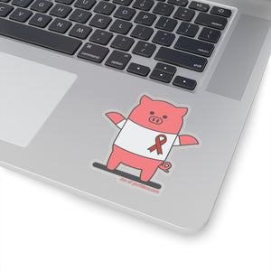 .hiv Porkbun mascot sticker