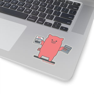 .tax Porkbun mascot sticker
