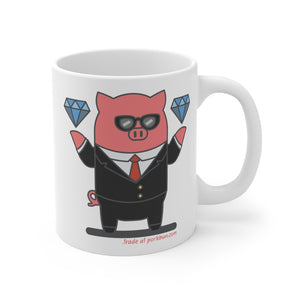 .trade Porkbun mascot mug