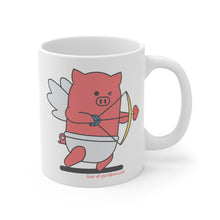 Load image into Gallery viewer, .love Porkbun mascot mug
