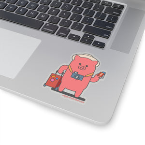 .viajes Porkbun mascot sticker