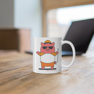 .day Porkbun mascot mug