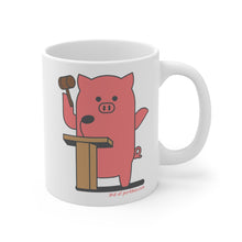 Load image into Gallery viewer, .bid Porkbun mascot mug
