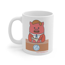 Load image into Gallery viewer, .news Porkbun mascot mug
