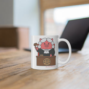 .law Porkbun mascot mug