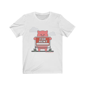 .rent Porkbun mascot t-shirt
