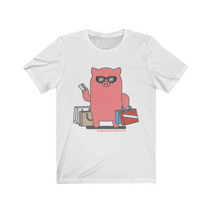.shopping Porkbun mascot t-shirt