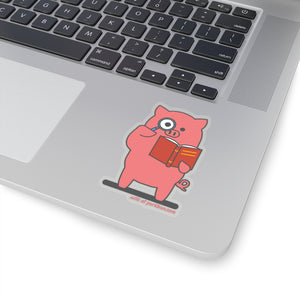 .wiki Porkbun mascot sticker