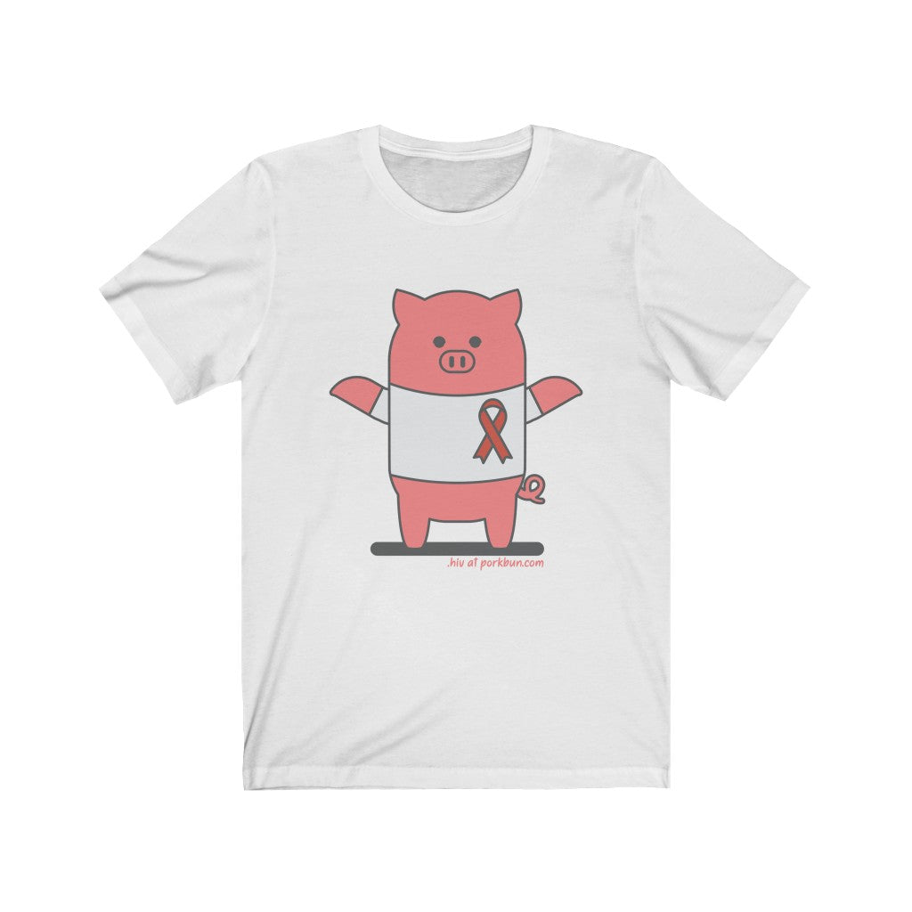 .hiv Porkbun mascot t-shirt