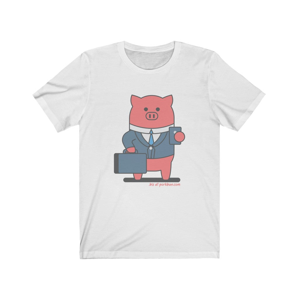 .biz Porkbun mascot t-shirt