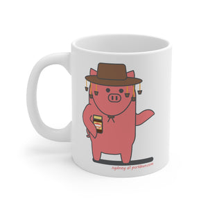 .sydney Porkbun mascot mug