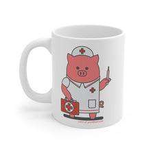 Load image into Gallery viewer, .care Porkbun mascot mug
