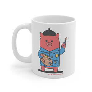 .art Porkbun mascot mug