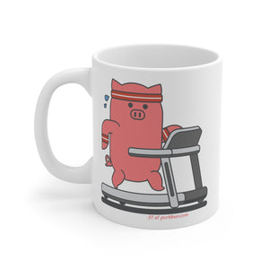.fit Porkbun mascot mug
