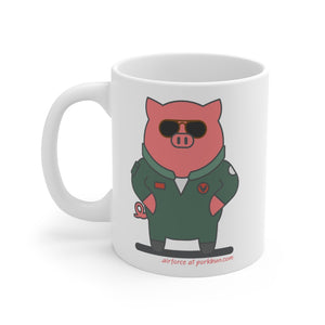 .airforce Porkbun mascot mug