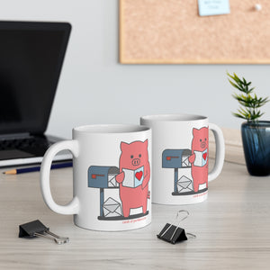 .cards Porkbun mascot mug