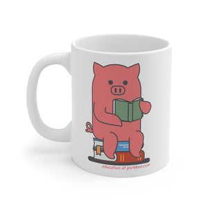 .education Porkbun mascot mug
