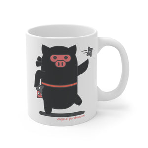.ninja Porkbun mascot mug
