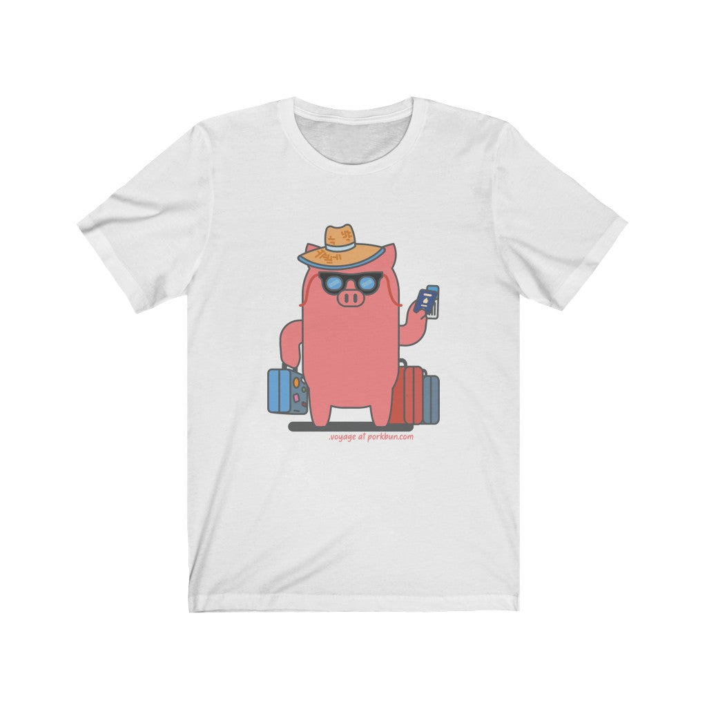 .voyage Porkbun mascot t-shirt