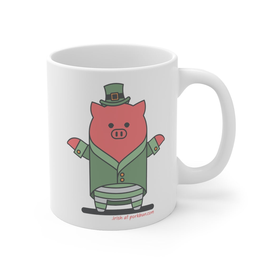 .irish Porkbun mascot mug