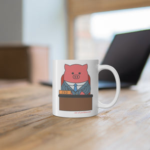 .ceo Porkbun mascot mug