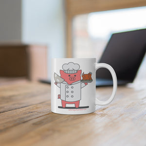 .catering Porkbun mascot mug