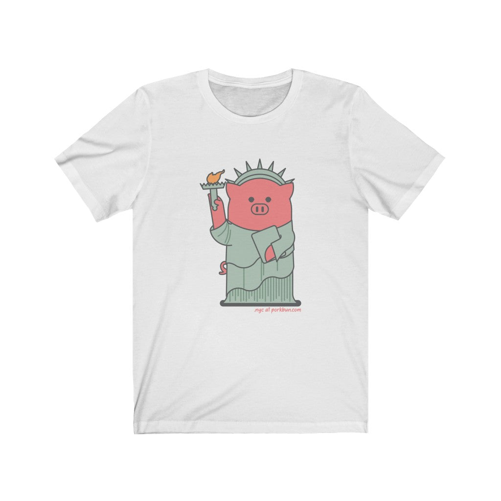 .nyc Porkbun mascot t-shirt