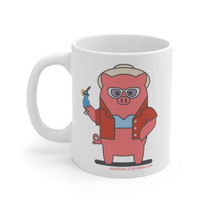 .vacations Porkbun mascot mug