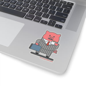 .inc Porkbun mascot sticker